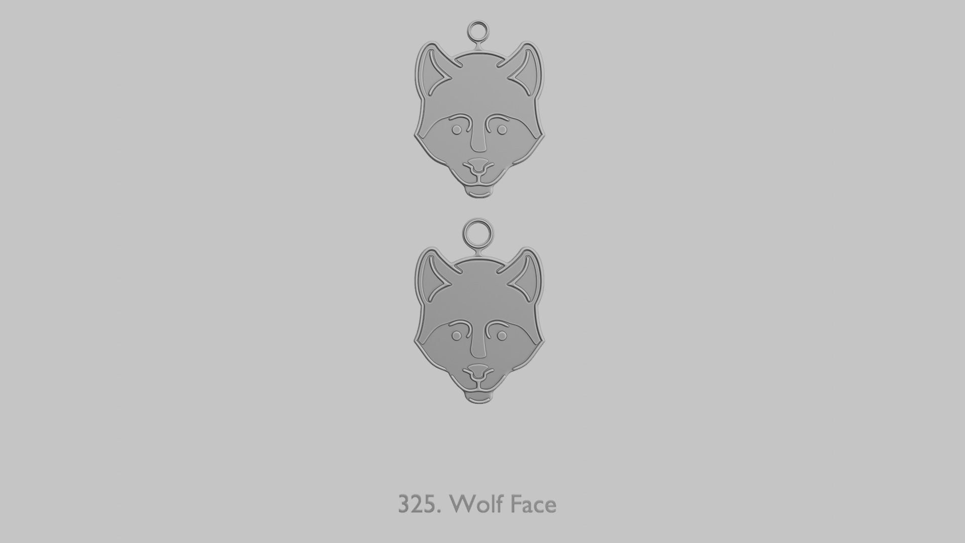 Creature Face Pendants Pack Whimsy Expressions 3D print model_27