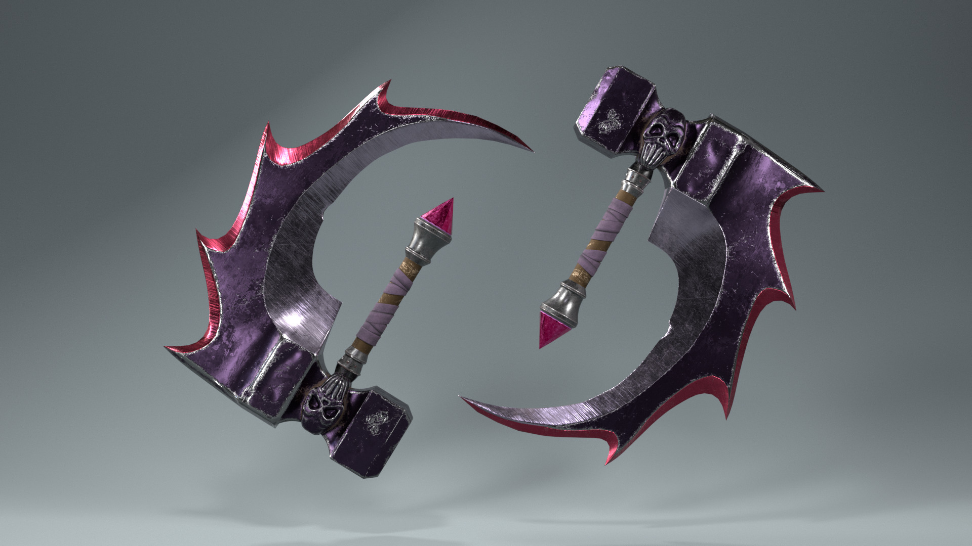 The Basher Blades Low-poly 3D model_3