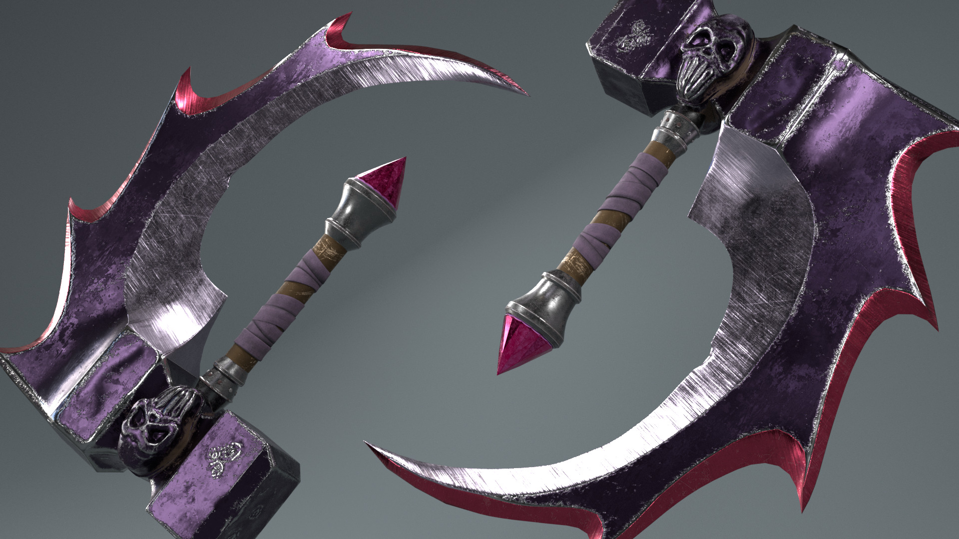 The Basher Blades Low-poly 3D model_4