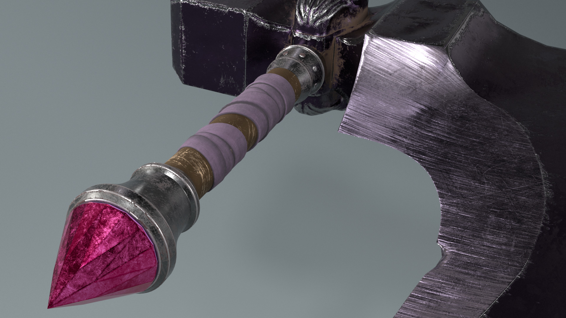 The Basher Blades Low-poly 3D model_5