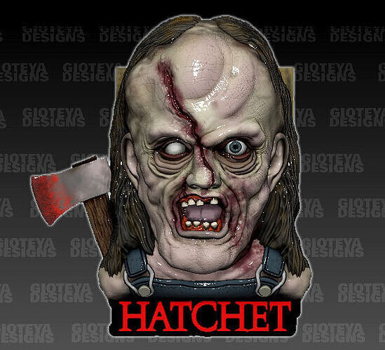 Hatchet Victor Crowley 3D model