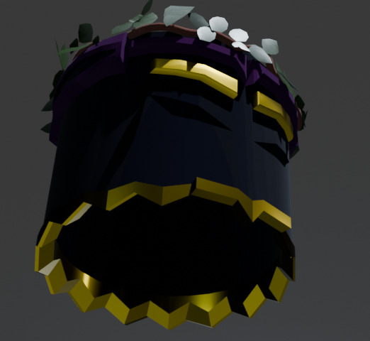 Bucket Helmet Low-poly 3D model_2