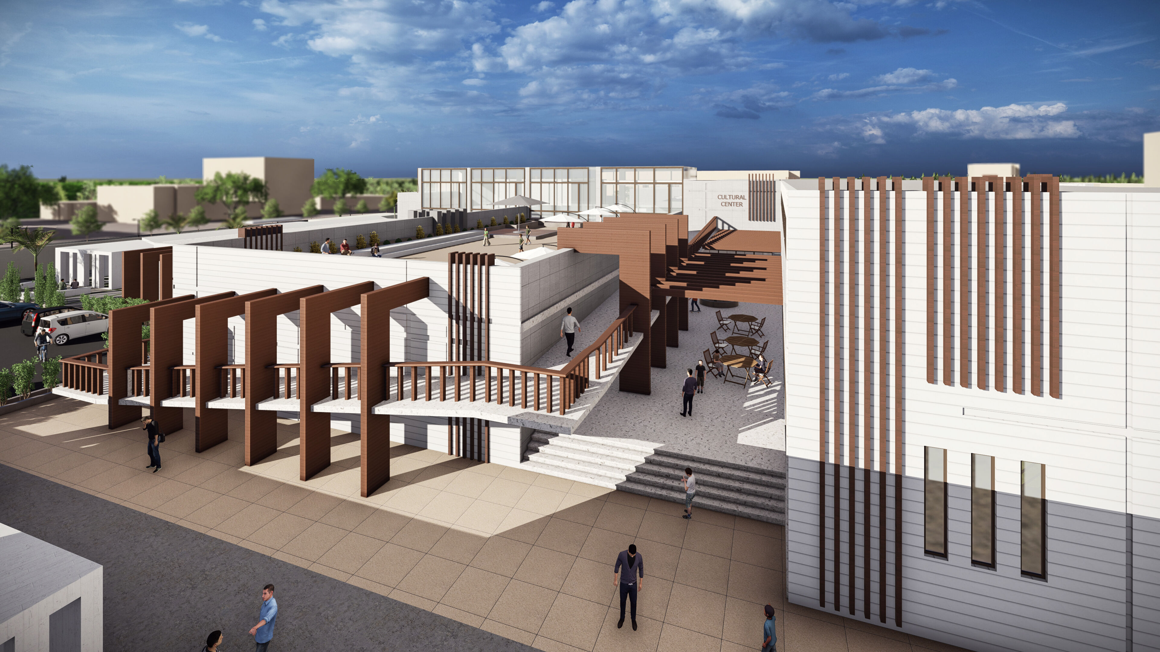 Cultural Educational Complex Design 3D model_6