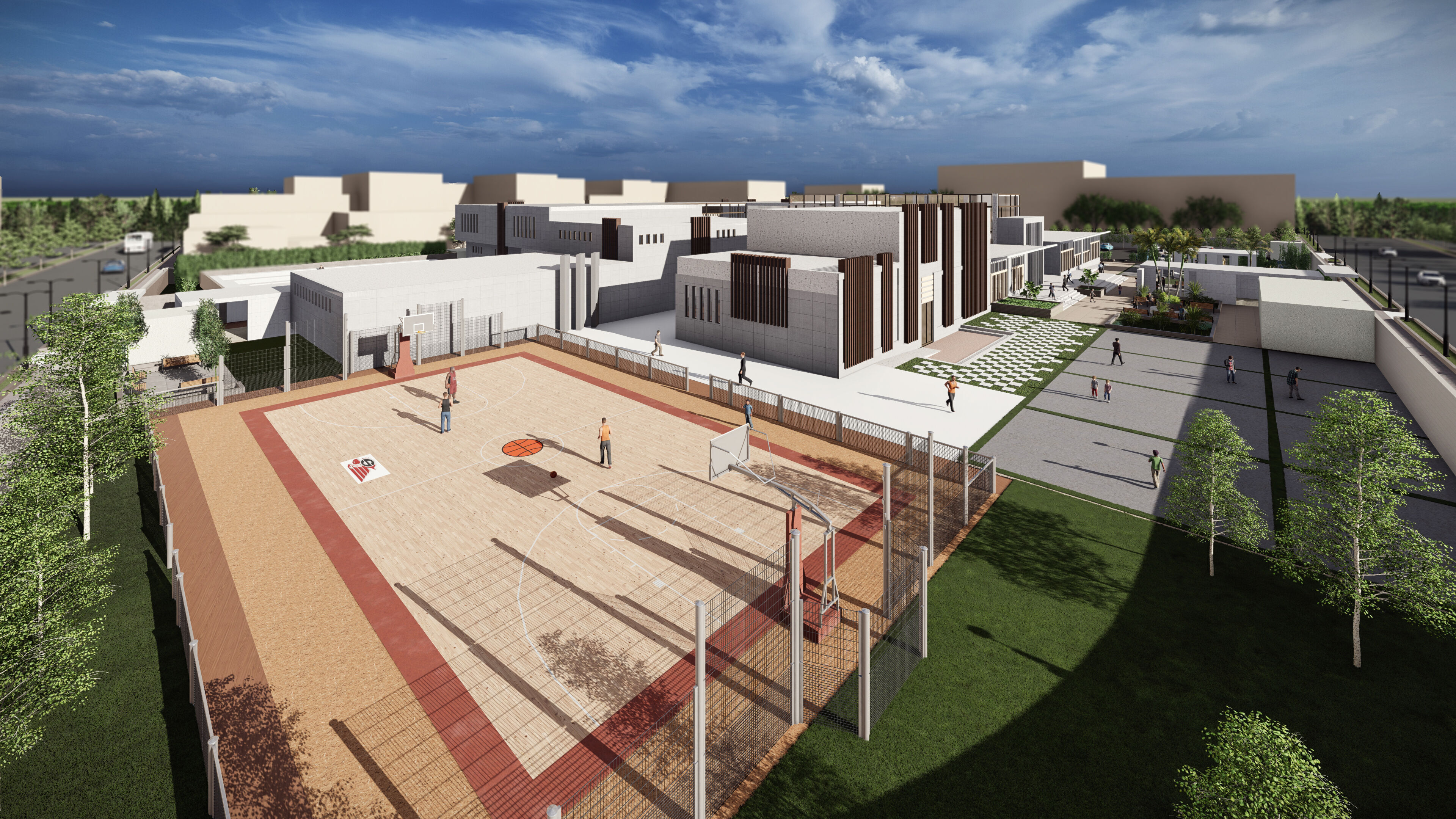 Cultural Educational Complex Design 3D model_17