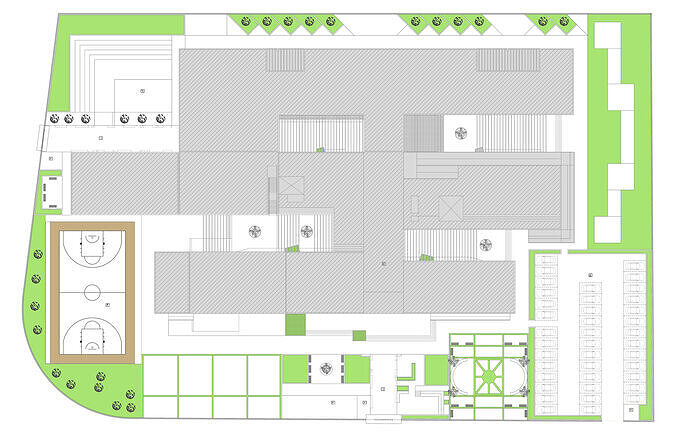 Cultural Educational Complex Design  3D model