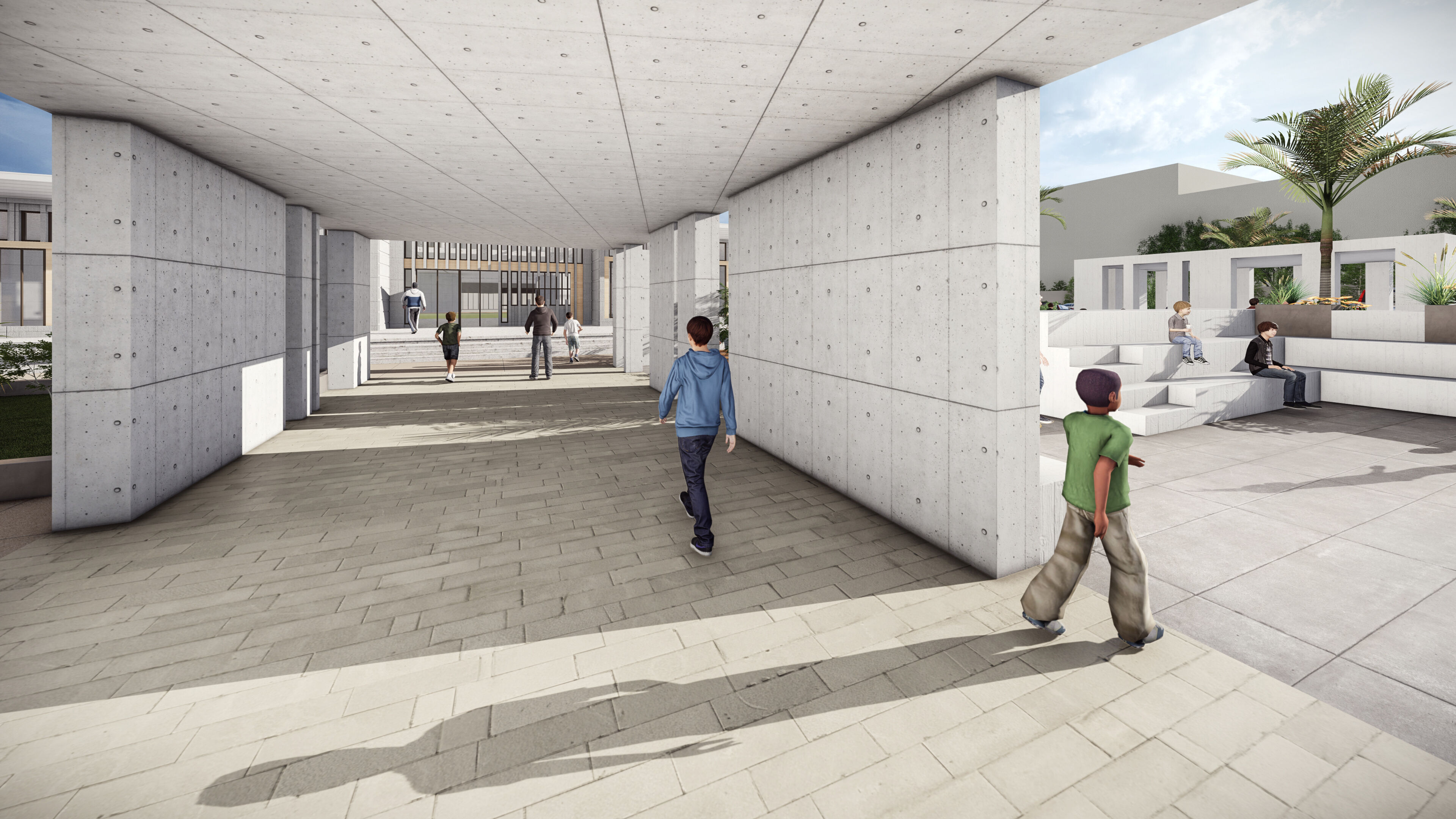 Cultural Educational Complex Design 3D model_15