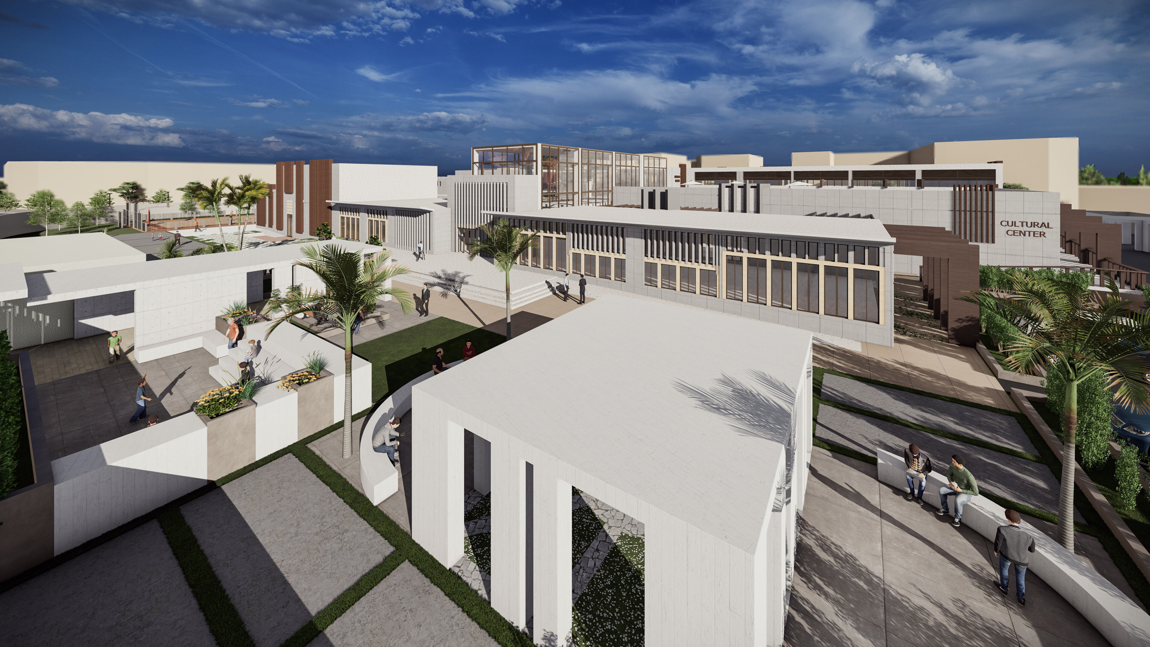 Cultural Educational Complex Design 3D model_18