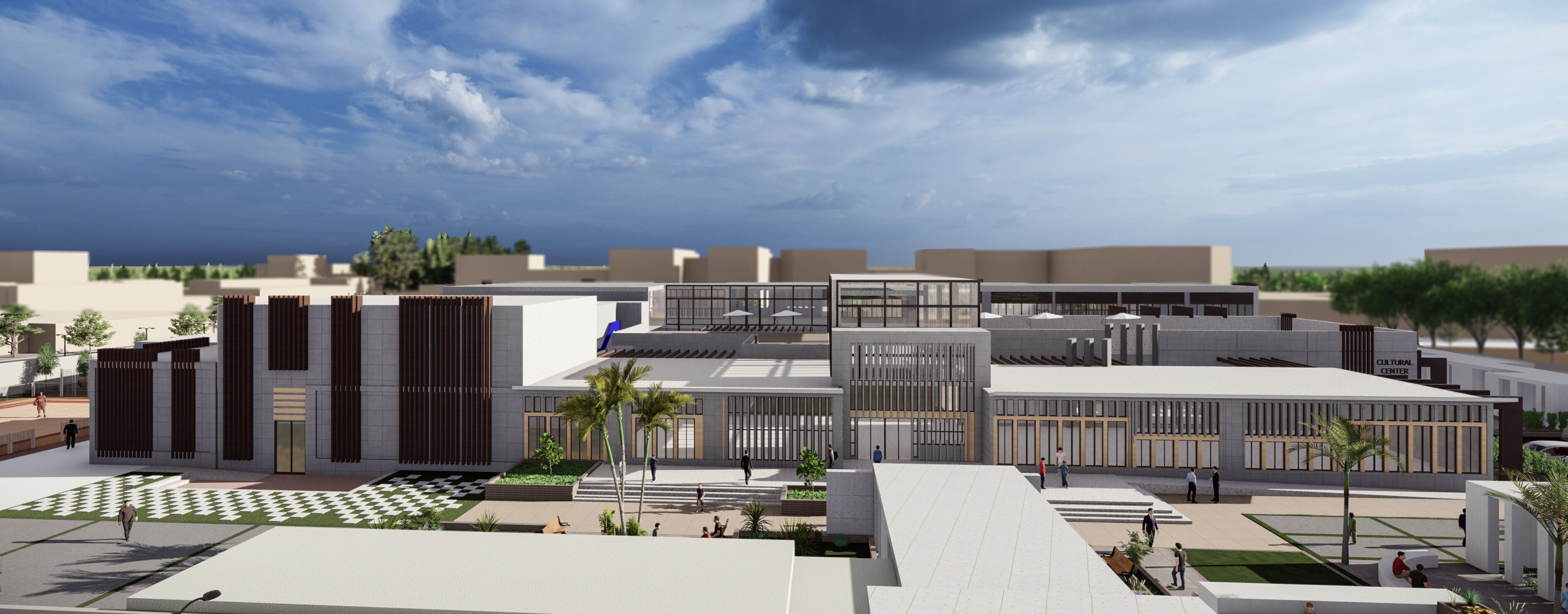 Cultural Educational Complex Design 3D model_20