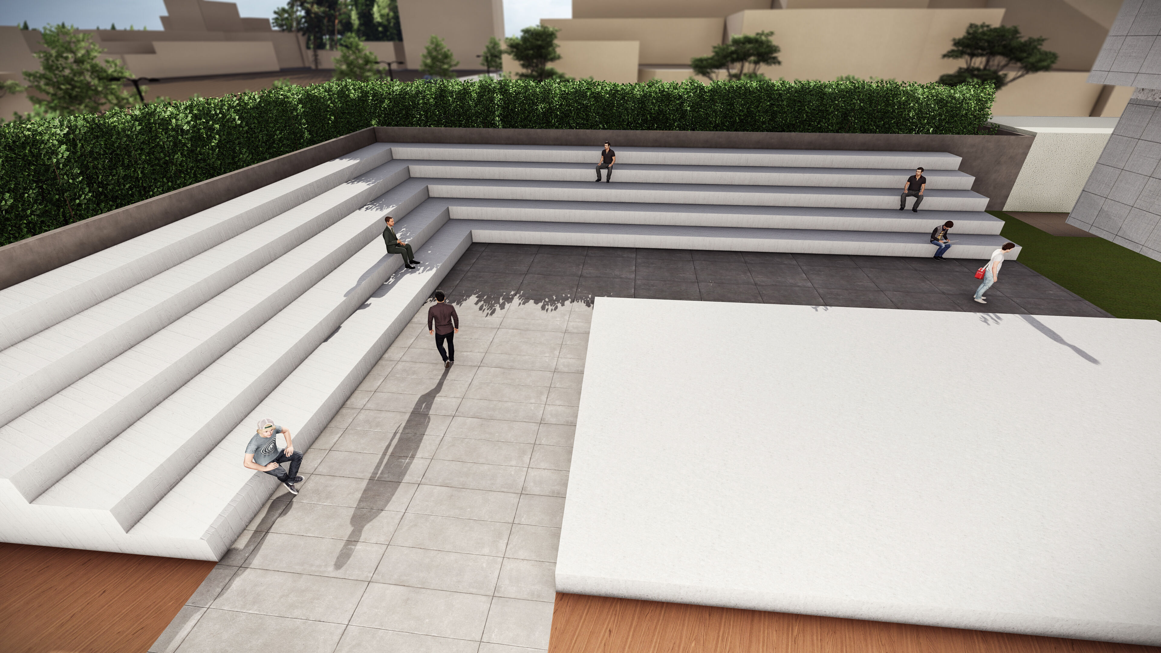 Cultural Educational Complex Design 3D model_12