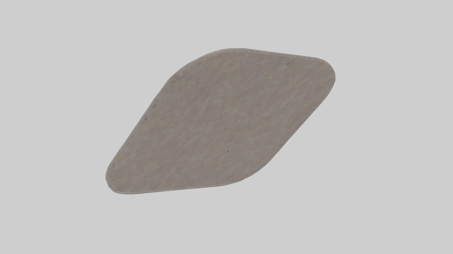 Cartoon Blackboard Low-poly 3D model_3