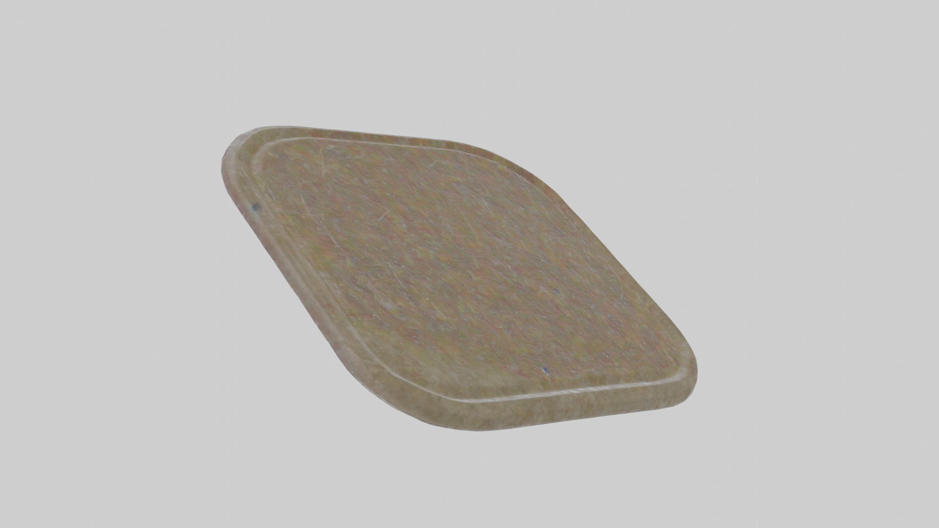 Cartoon Blackboard Low-poly 3D model_12