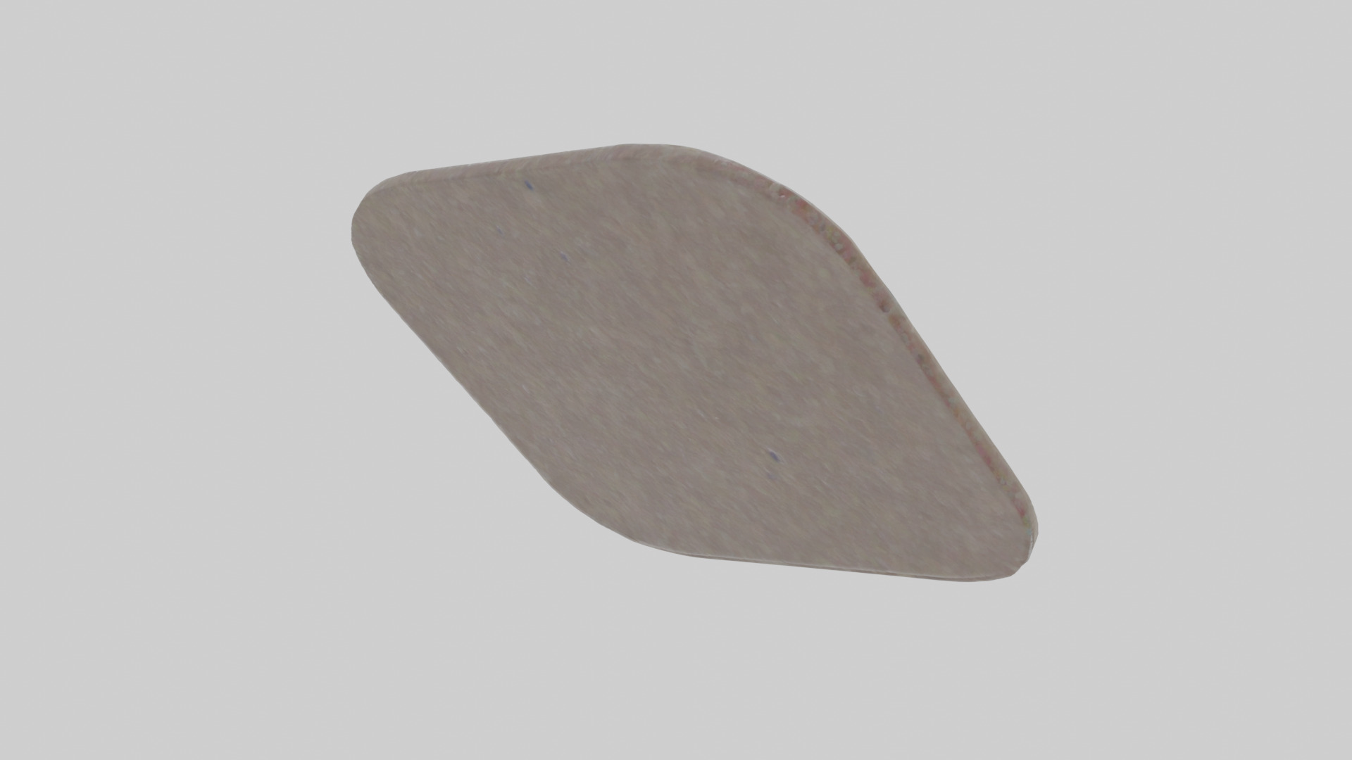 Cartoon Blackboard Low-poly 3D model_4