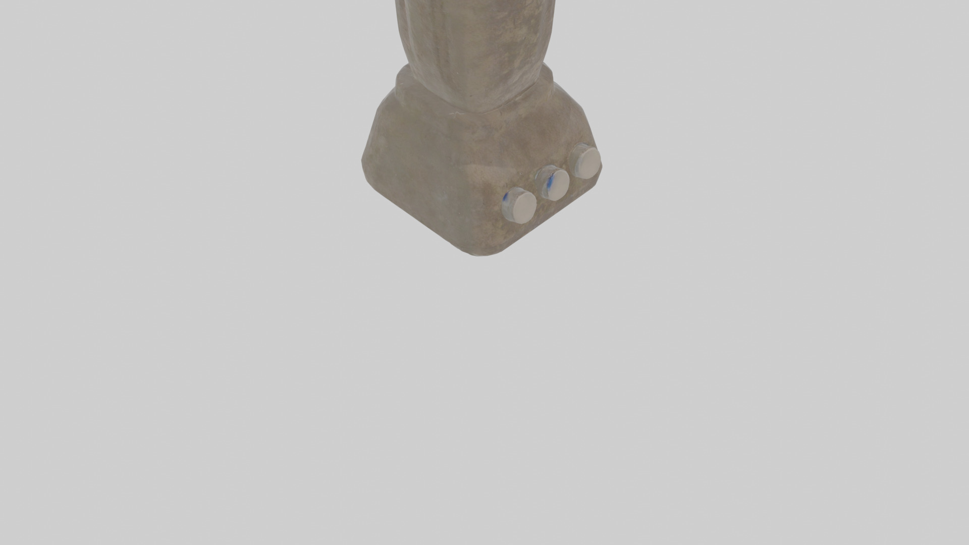 Cartoon Blender Low-poly 3D model_10