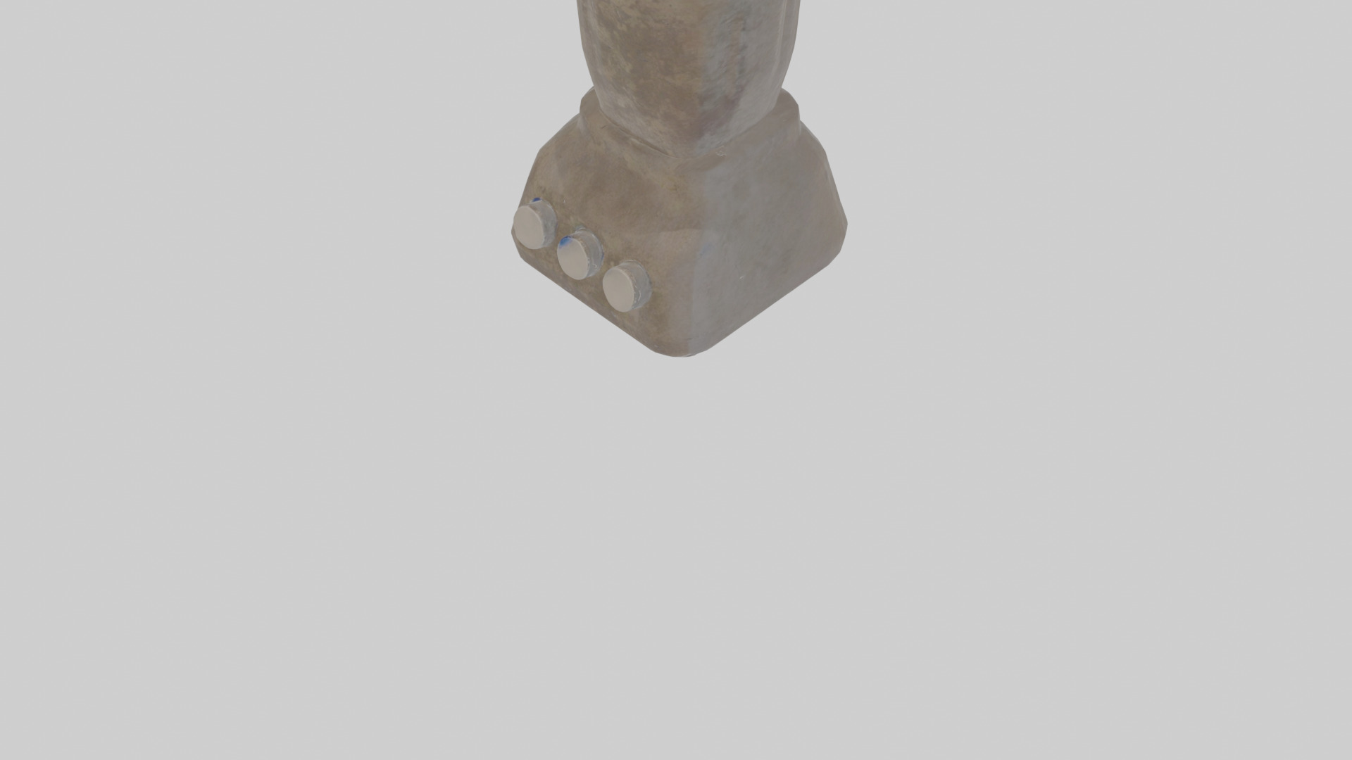 Cartoon Blender Low-poly 3D model_8