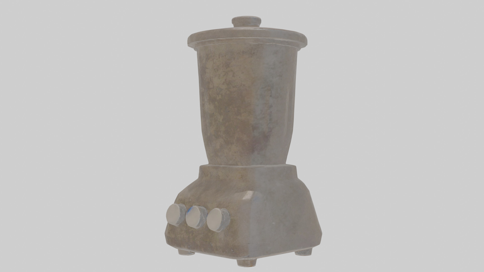 Cartoon Blender Low-poly 3D model_17