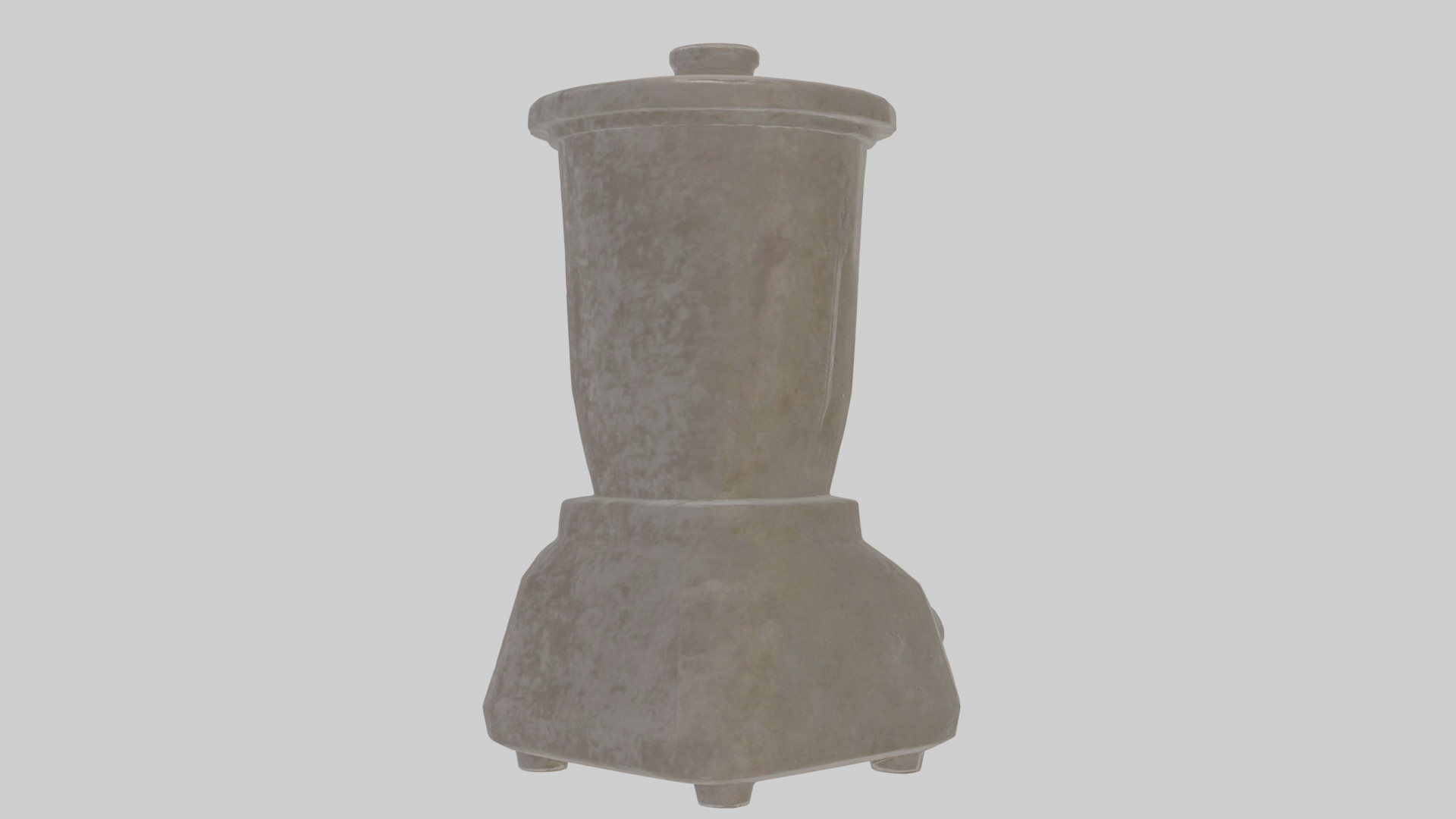 Cartoon Blender Low-poly 3D model_3