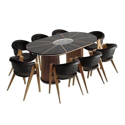 Dining set 3D model