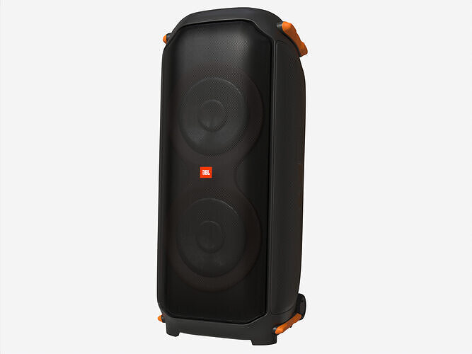JBL PartyBox 1000 Bluetooth Speaker Low-poly 3D model