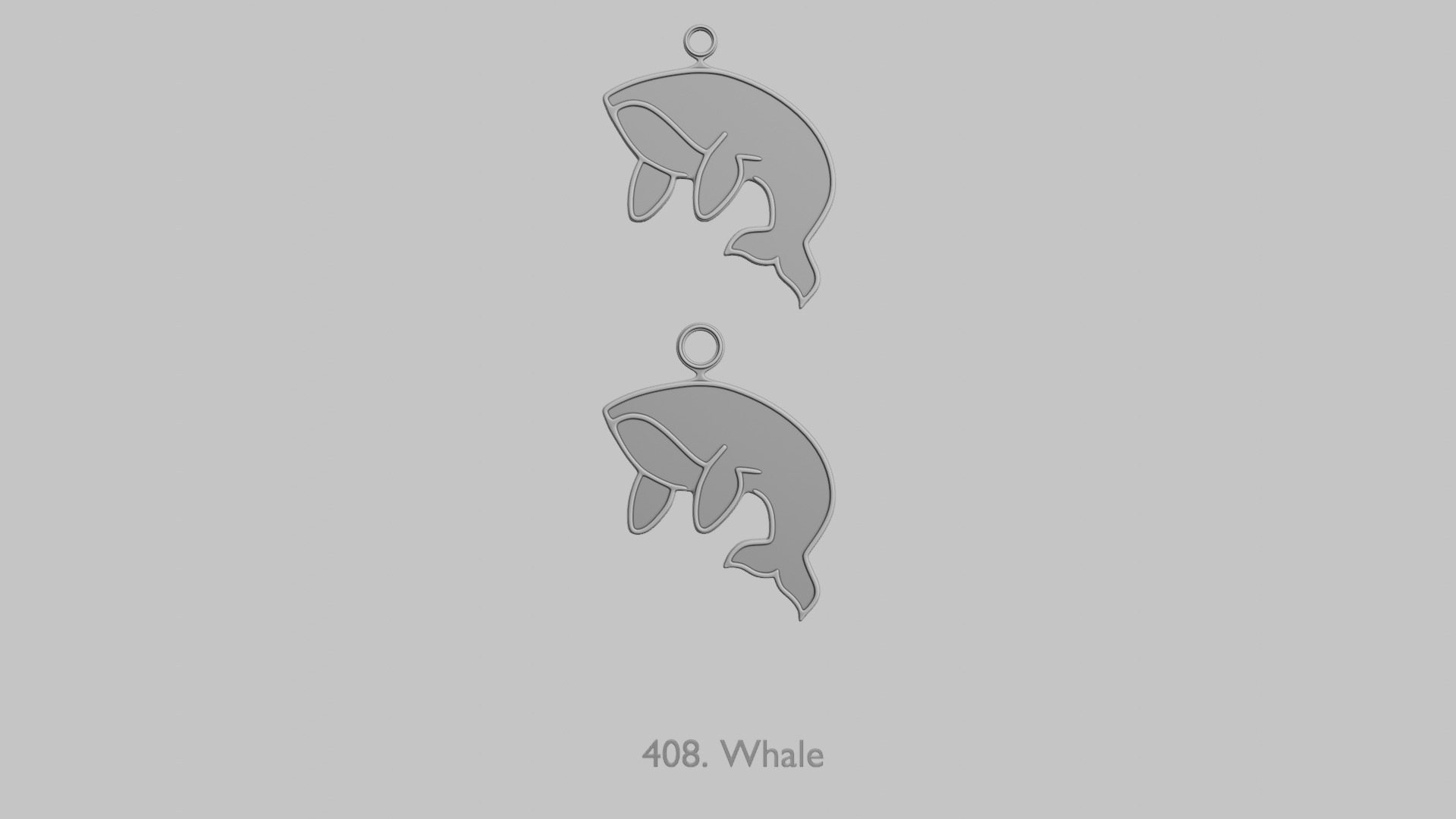 Creatures Aquatic Life Pendant Pack 3D print model_6