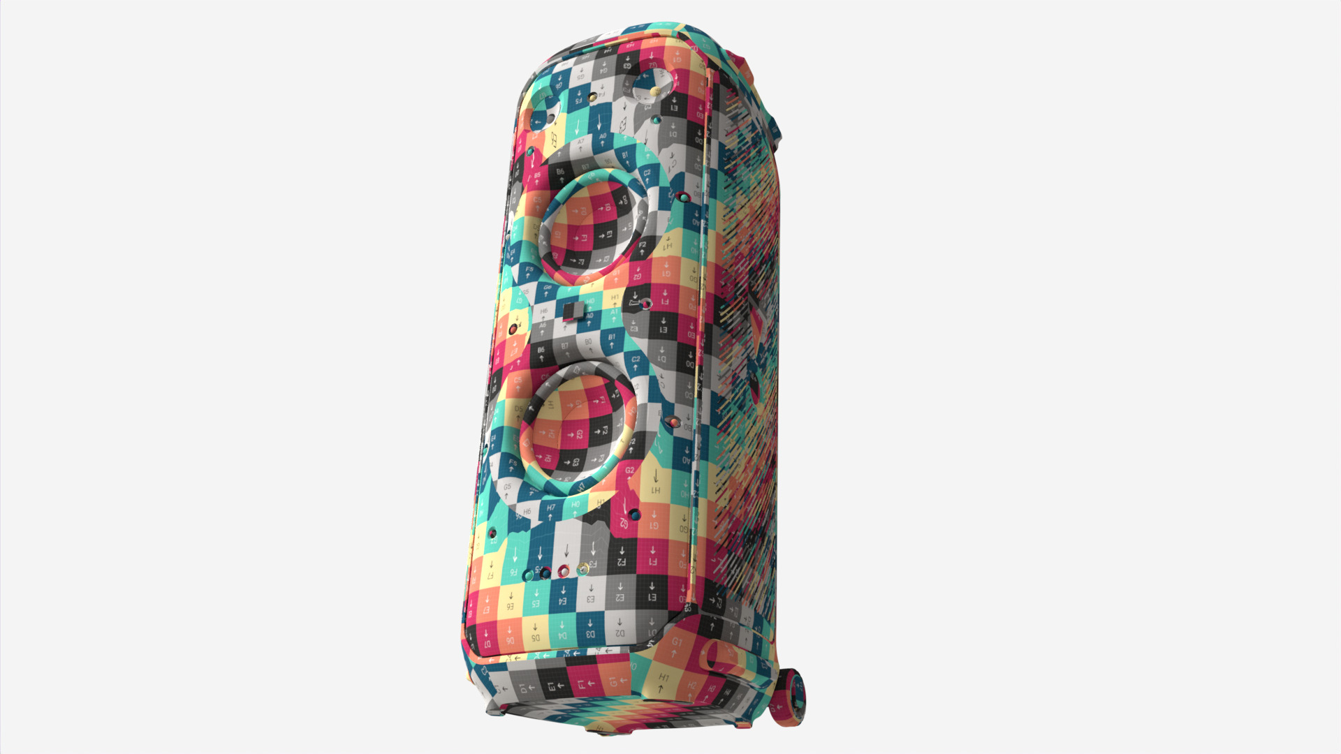 JBL Partybox 710 Low-poly 3D model_19