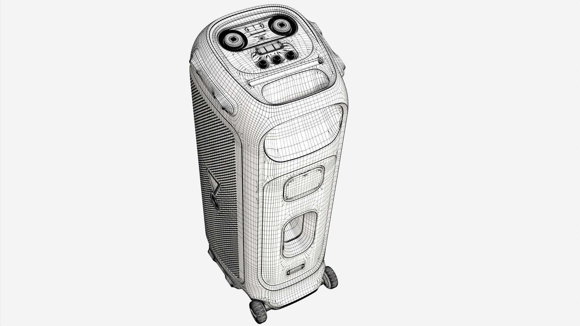 JBL Partybox 710 Low-poly 3D model_13