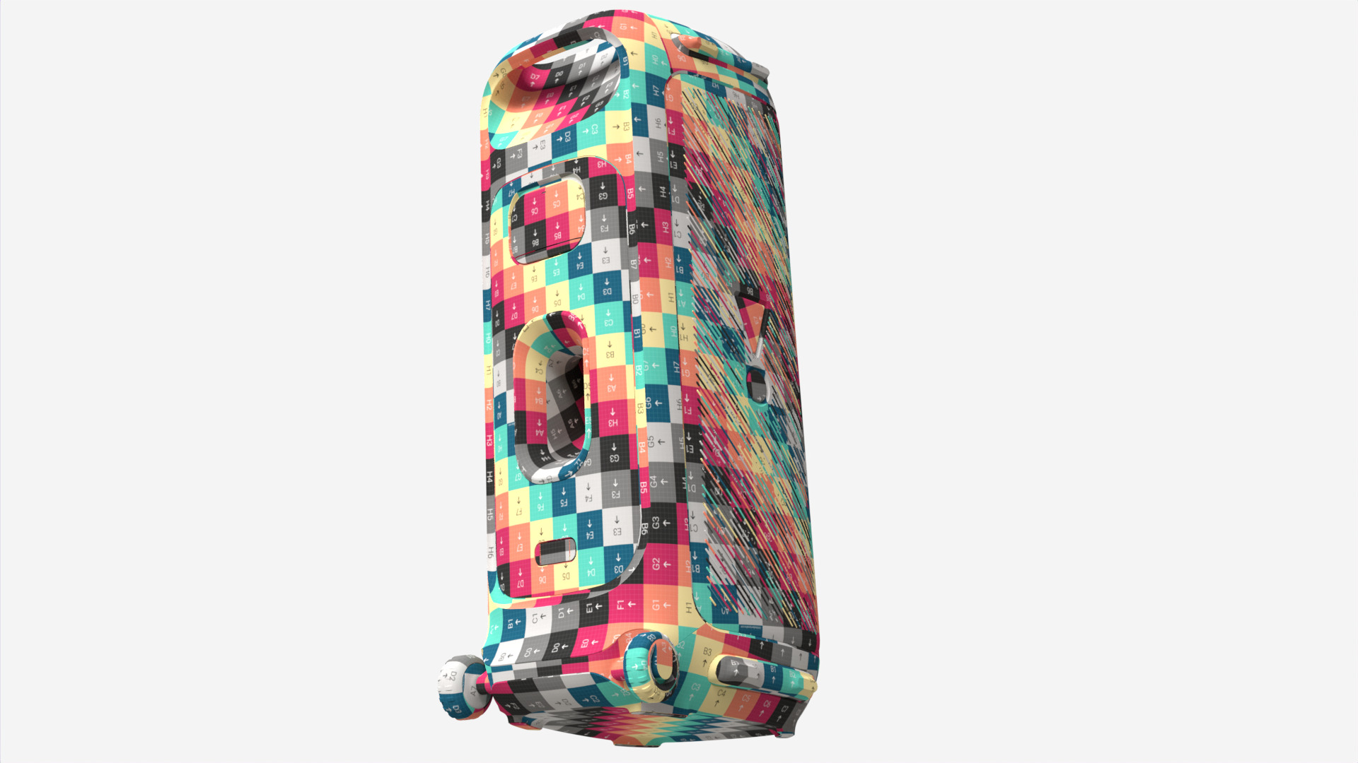 JBL Partybox 710 Low-poly 3D model_25