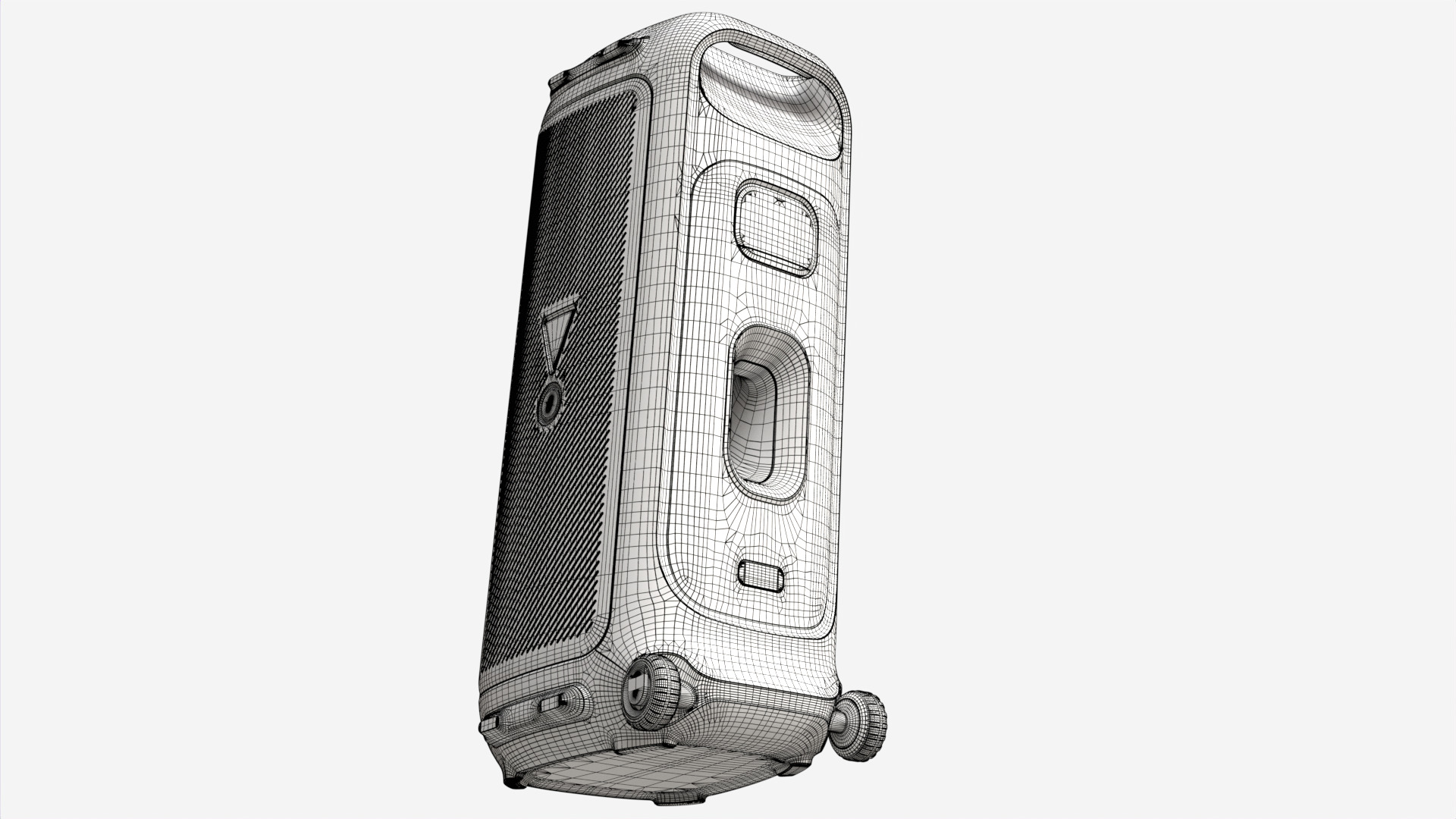 JBL Partybox 710 Low-poly 3D model_14