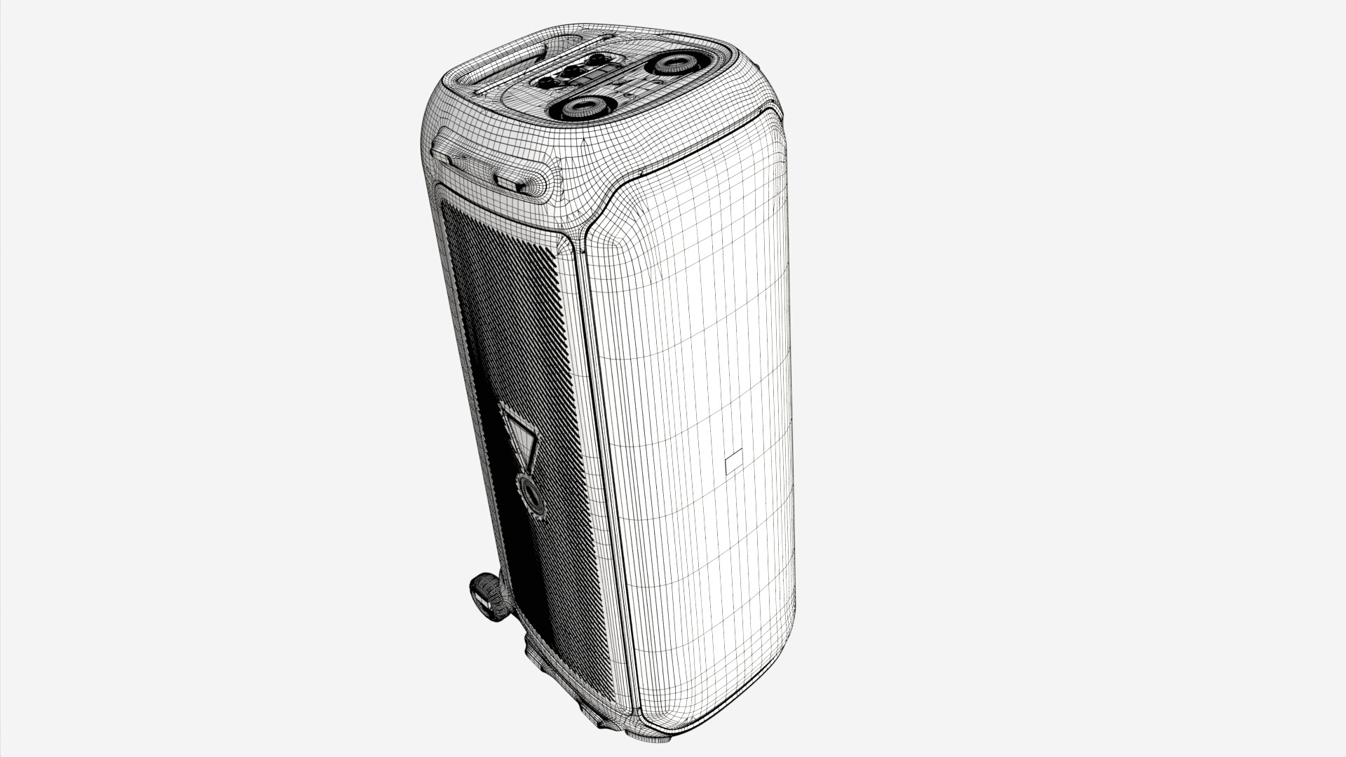 JBL Partybox 710 Low-poly 3D model_11