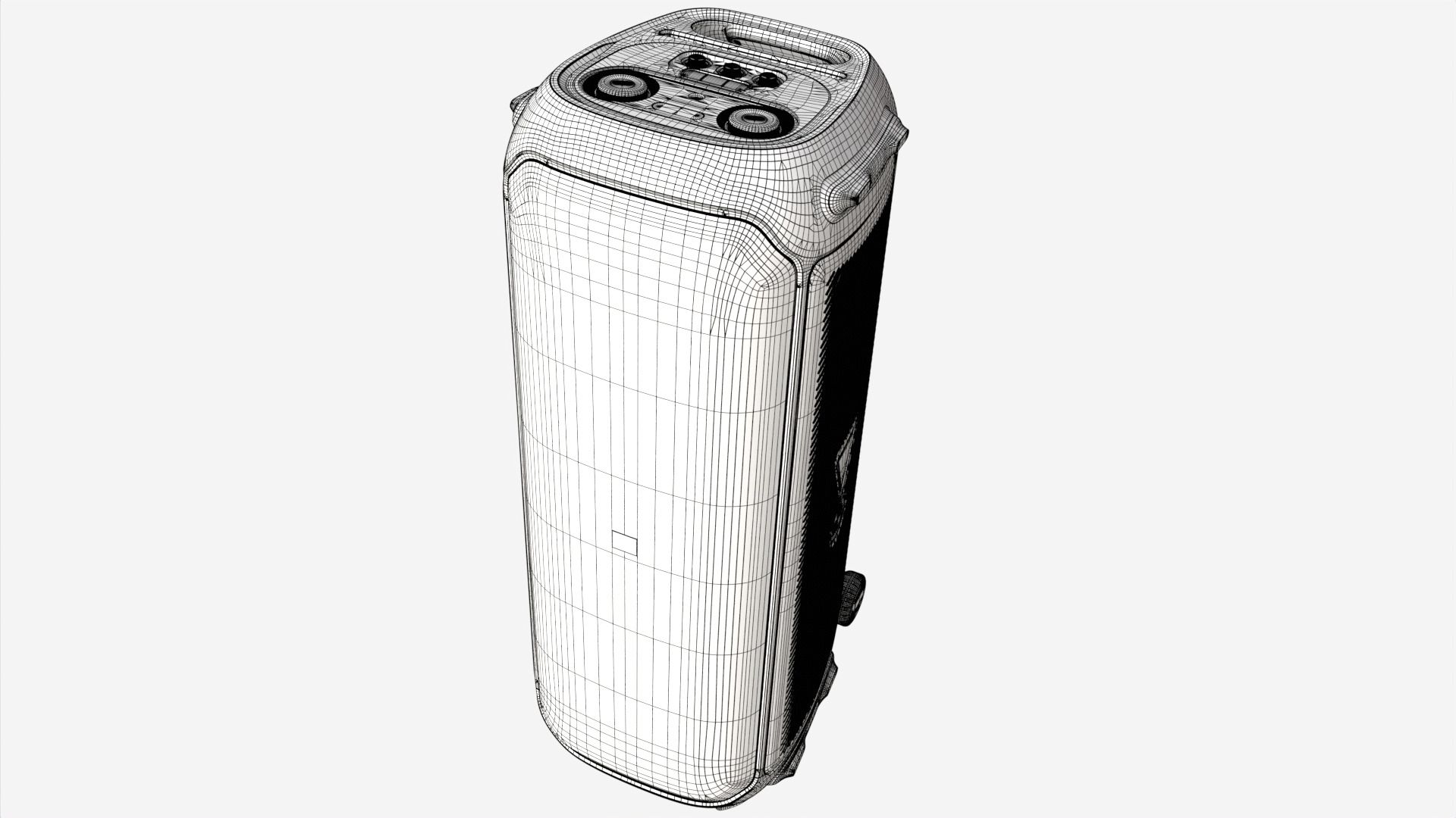 JBL Partybox 710 Low-poly 3D model_10