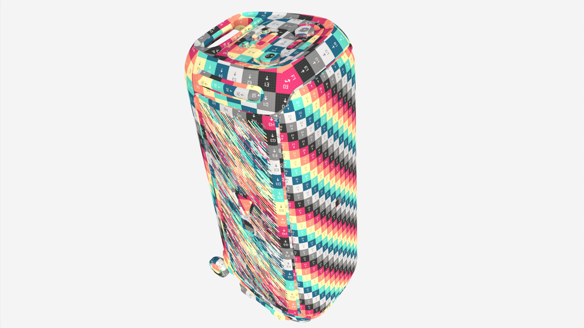 JBL Partybox 710 Low-poly 3D model_21