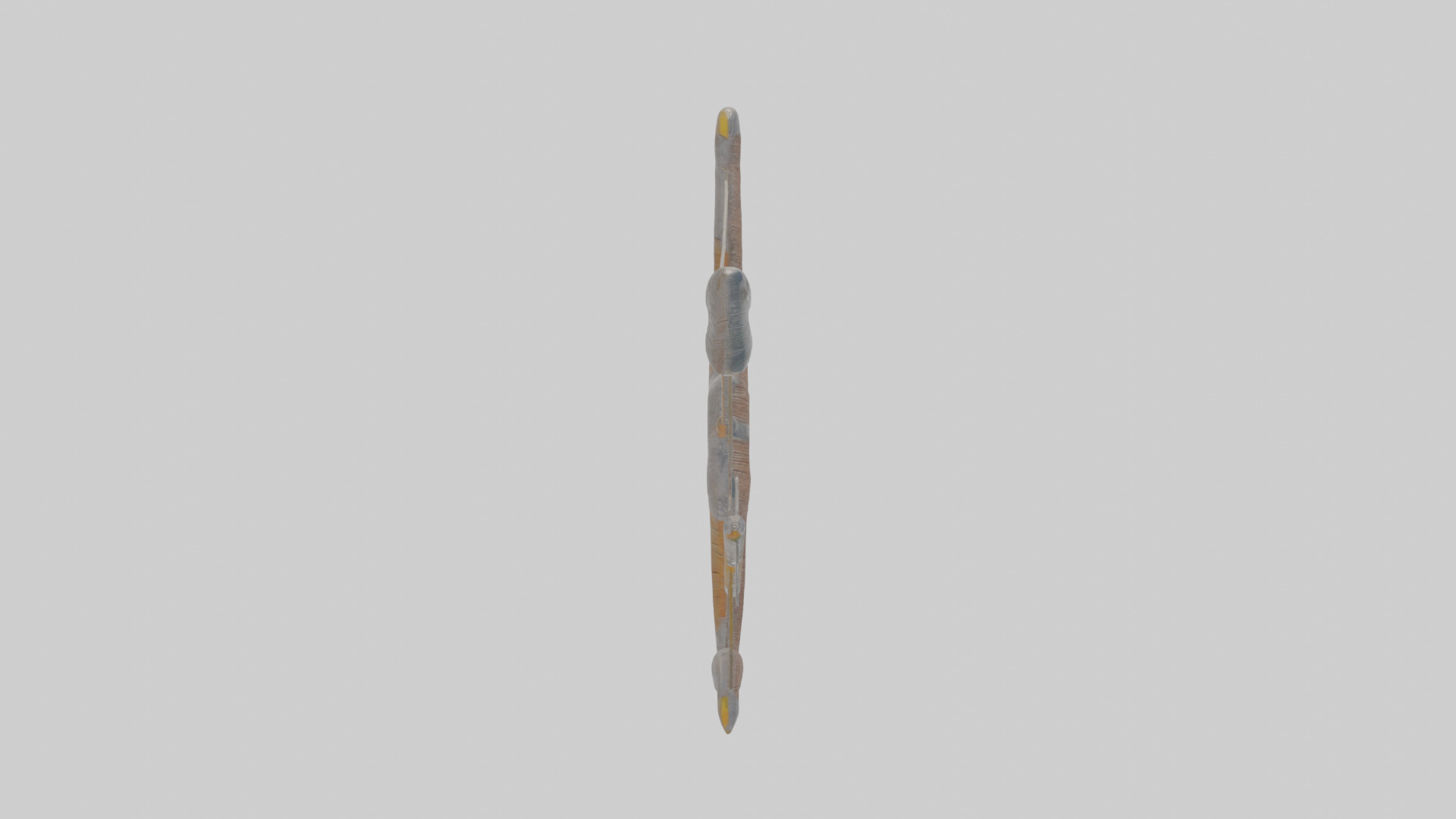 Cartoon Bow and Arrow Low-poly 3D model_19