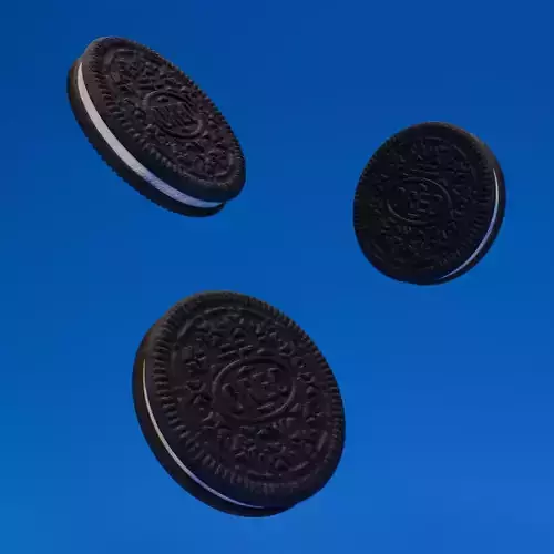 Oreo cookie 3D model