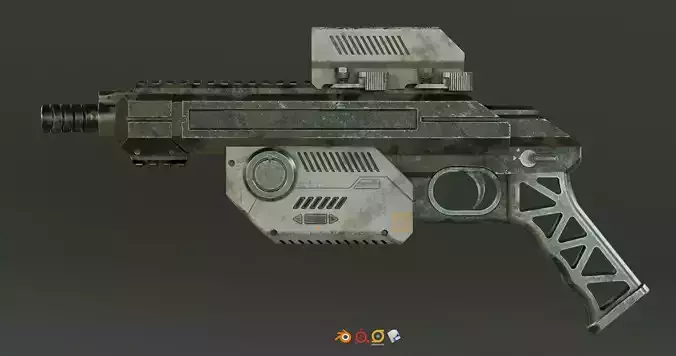 sci-fi gun