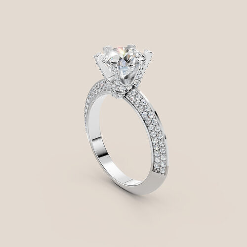Engagement Ring Tiffany  3D print model