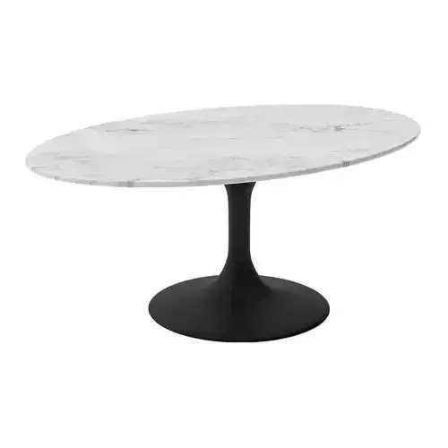 Oval coffee table 42 cm