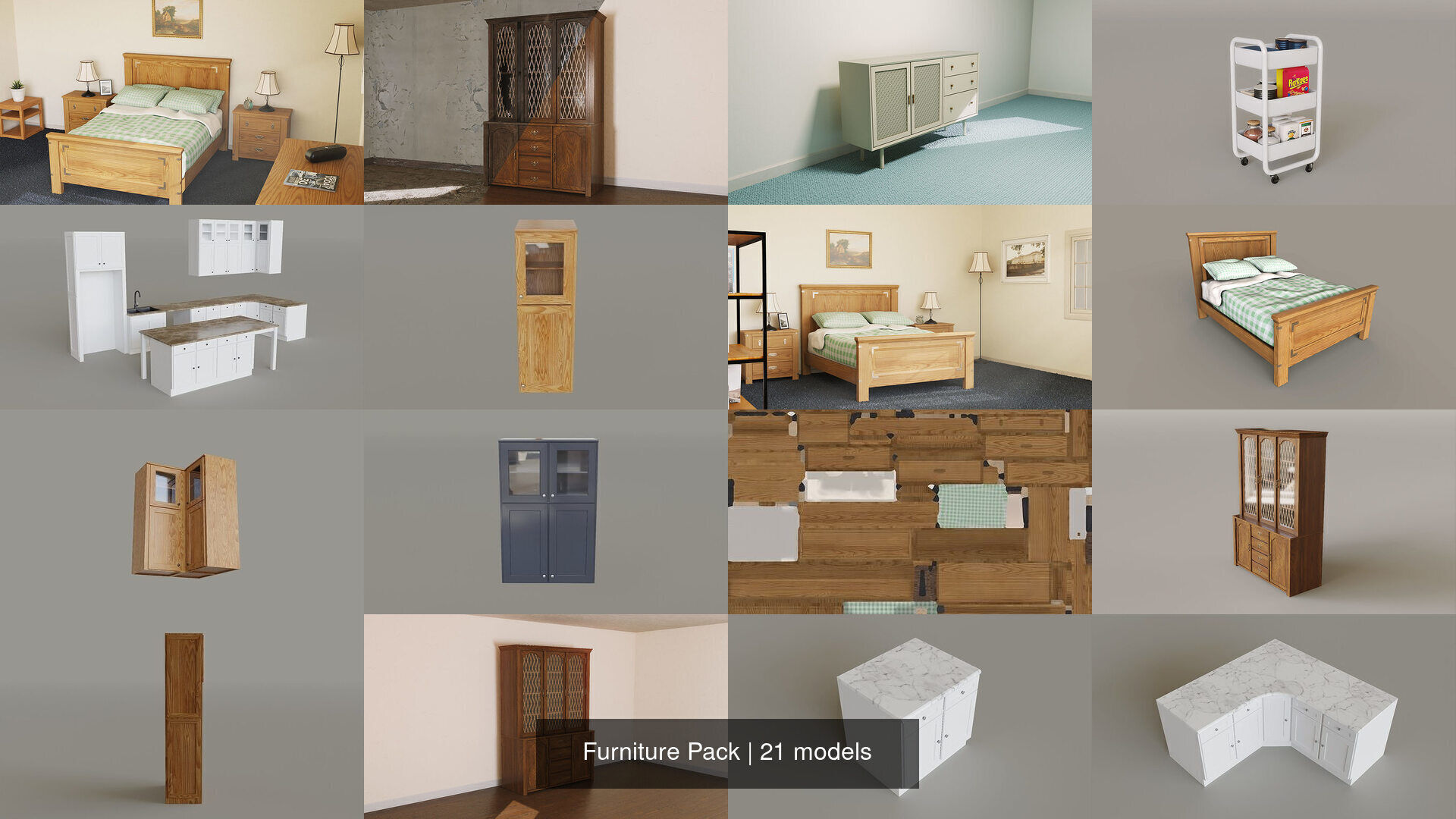 Furniture Pack 3D Model Collection_9