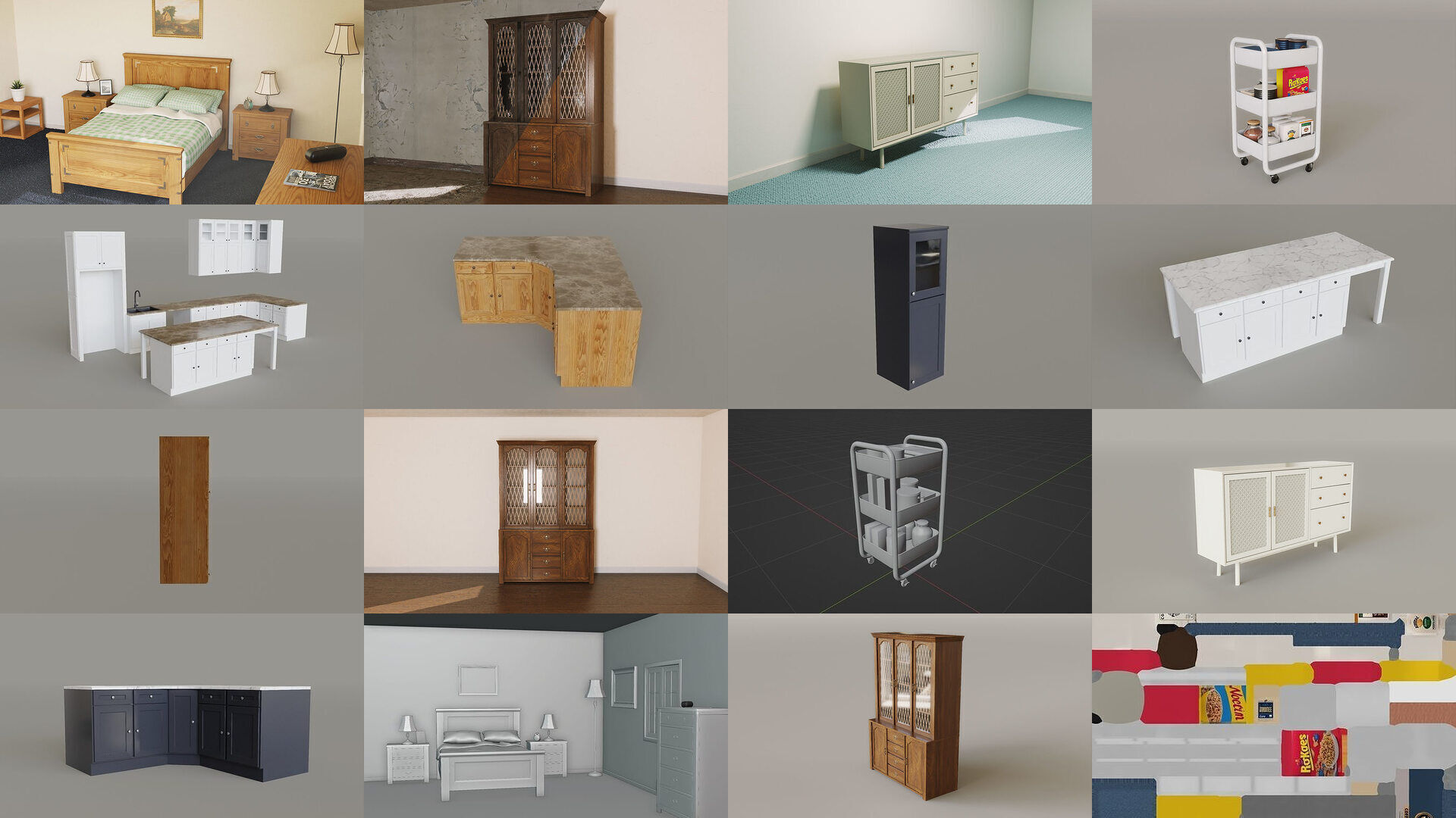 Furniture Pack 3D Model Collection_8