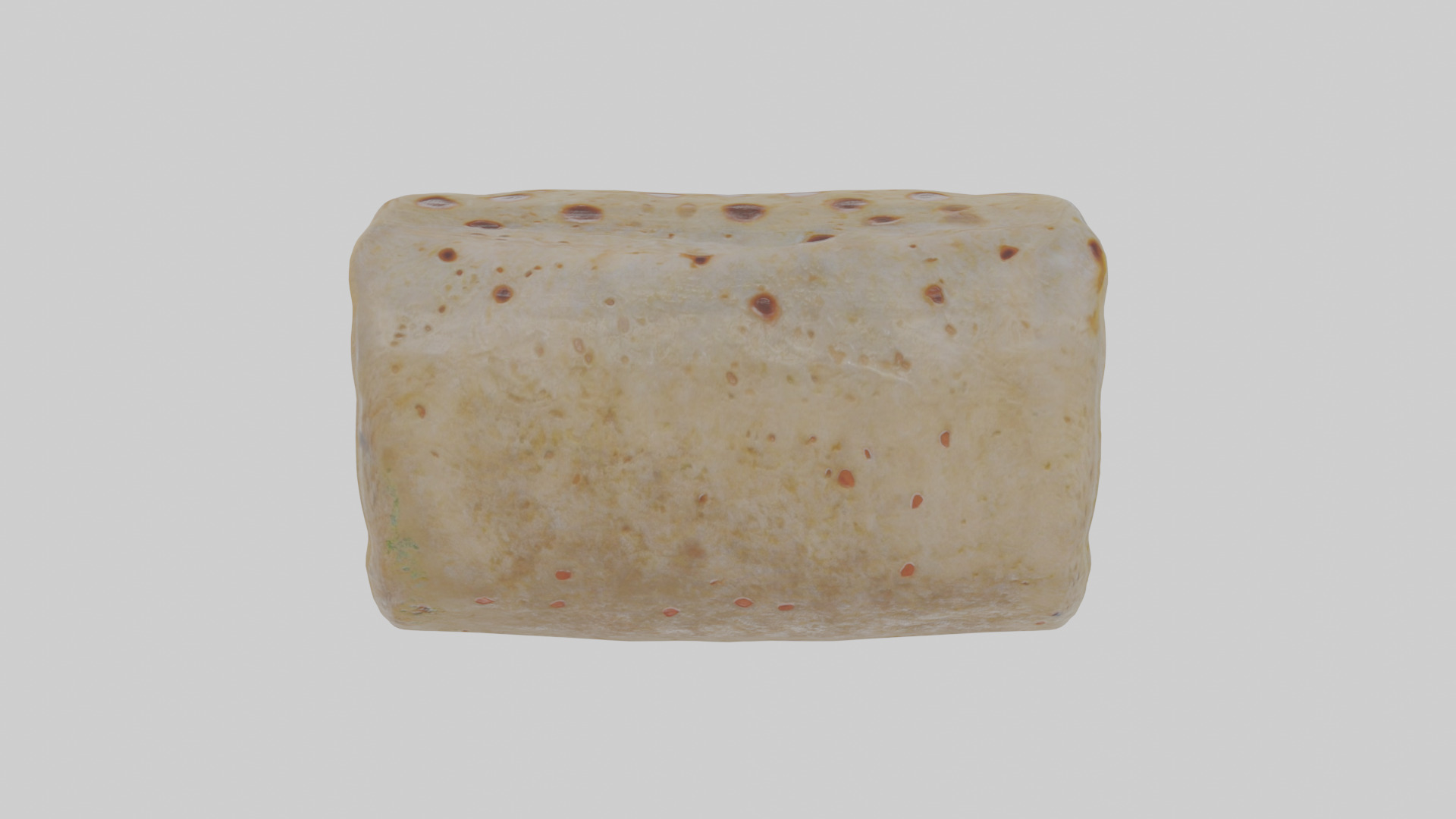 Cartoon Burrito Low-poly 3D model_23