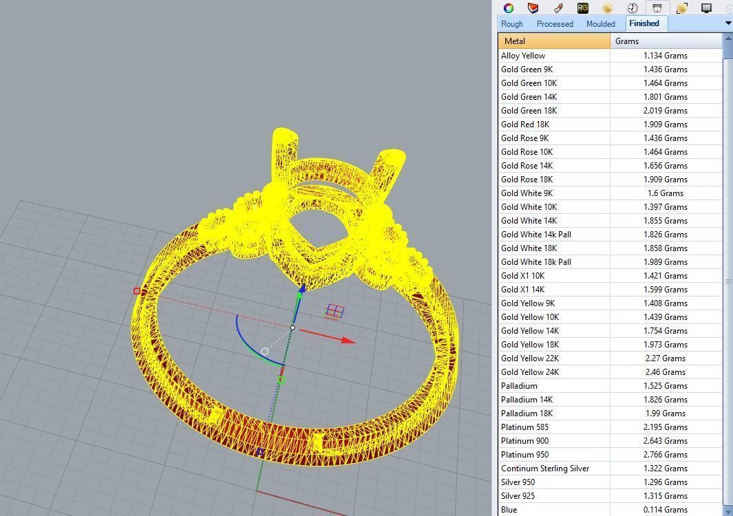 Drop Solitaire Ring 3D print model_6