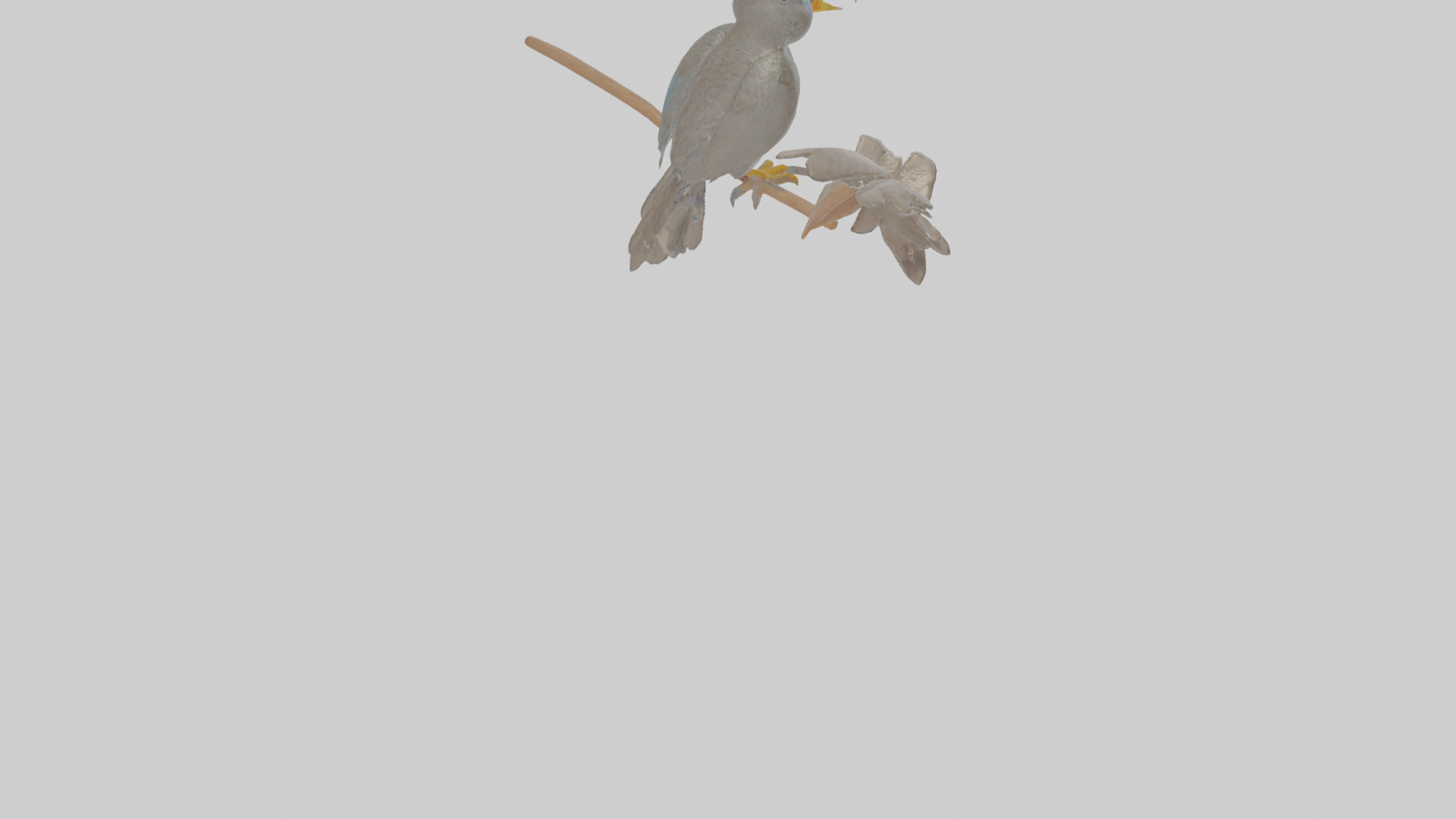 Cartoon Cacique Low-poly 3D model_7