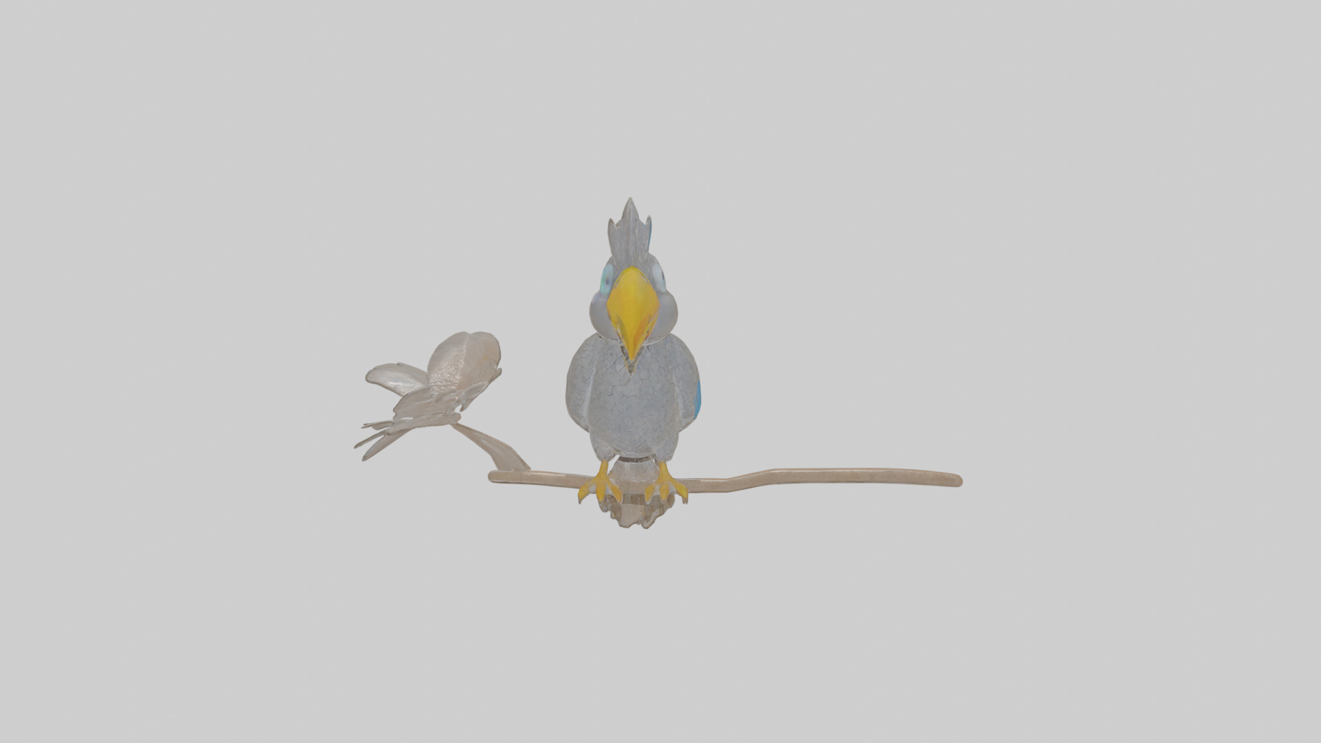 Cartoon Cacique Low-poly 3D model_15