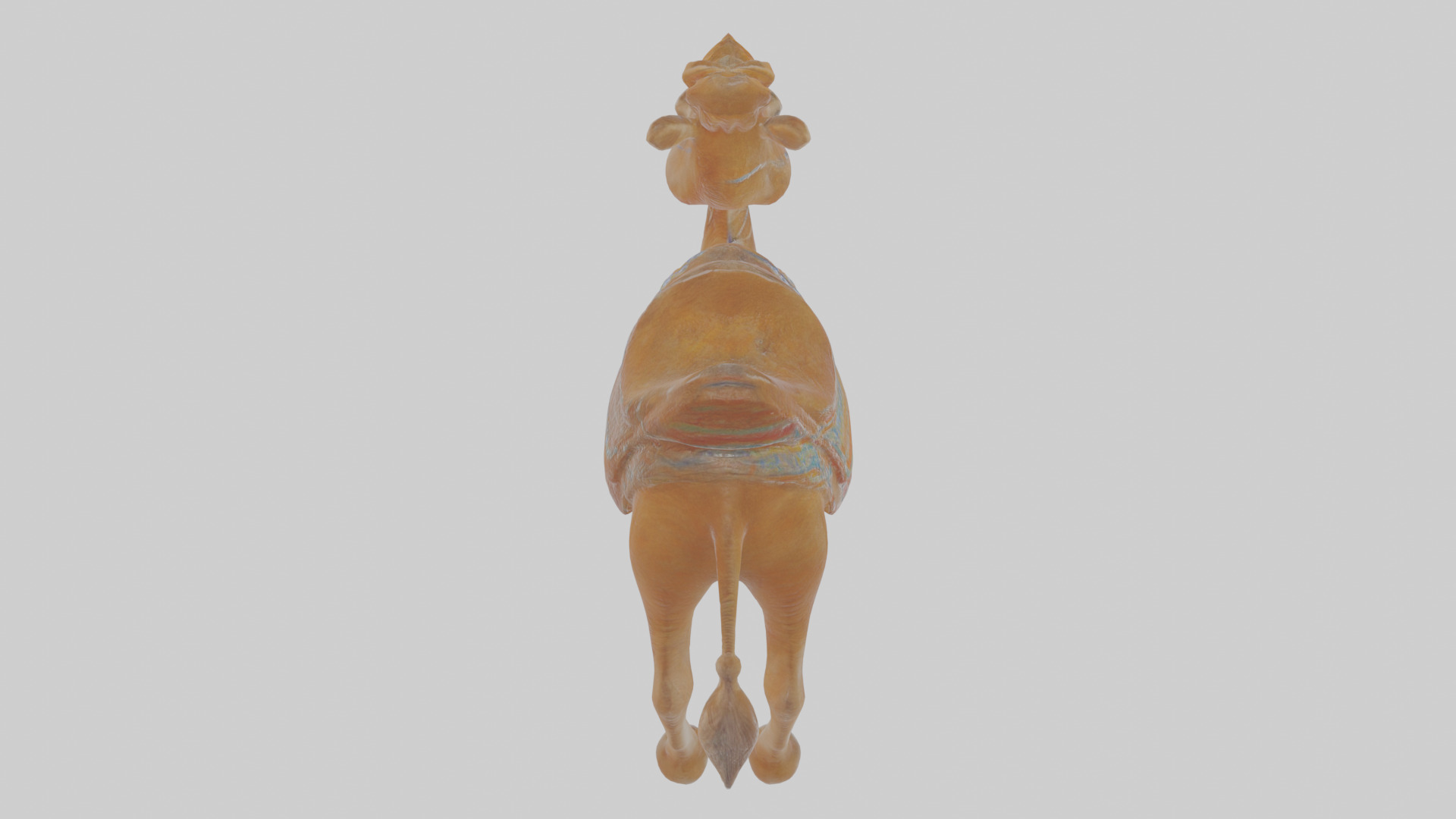 Cartoon Camel Low-poly 3D model_23