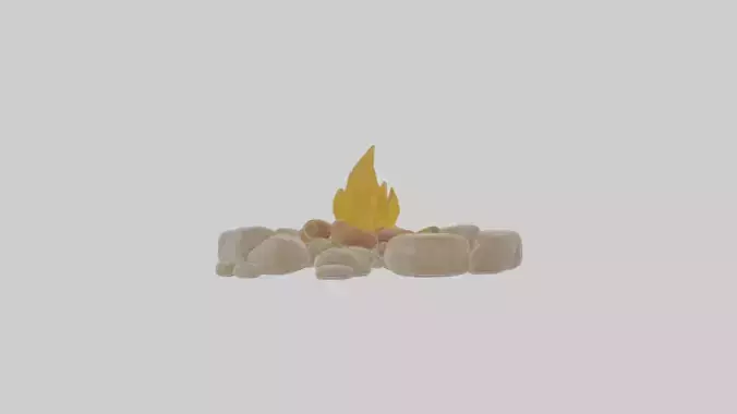 Cartoon Campfire Circle