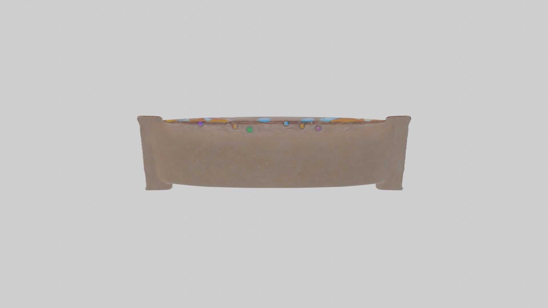 Cartoon Candy Bar Low-poly 3D model_22