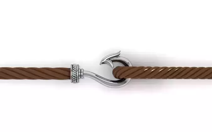 Mens bracelet with anchor