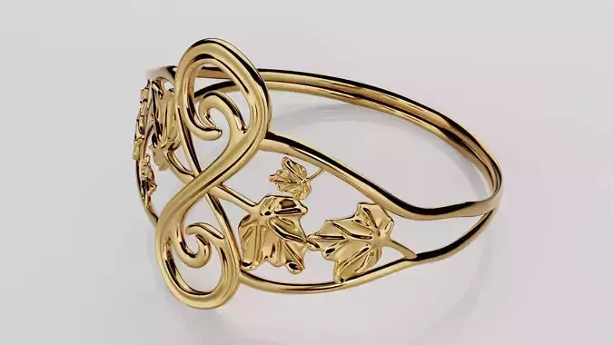 Golden Vine Ring