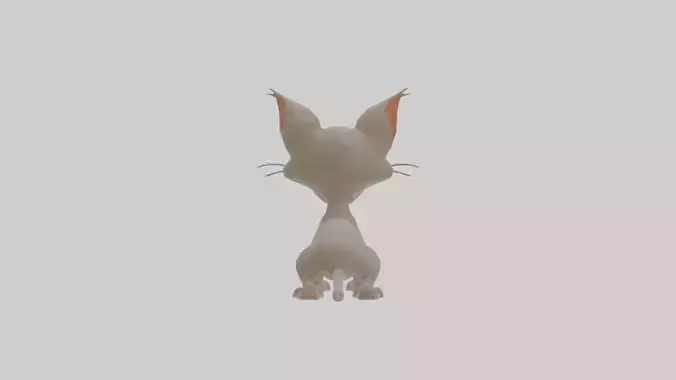 Cartoon Cat warped reality Model