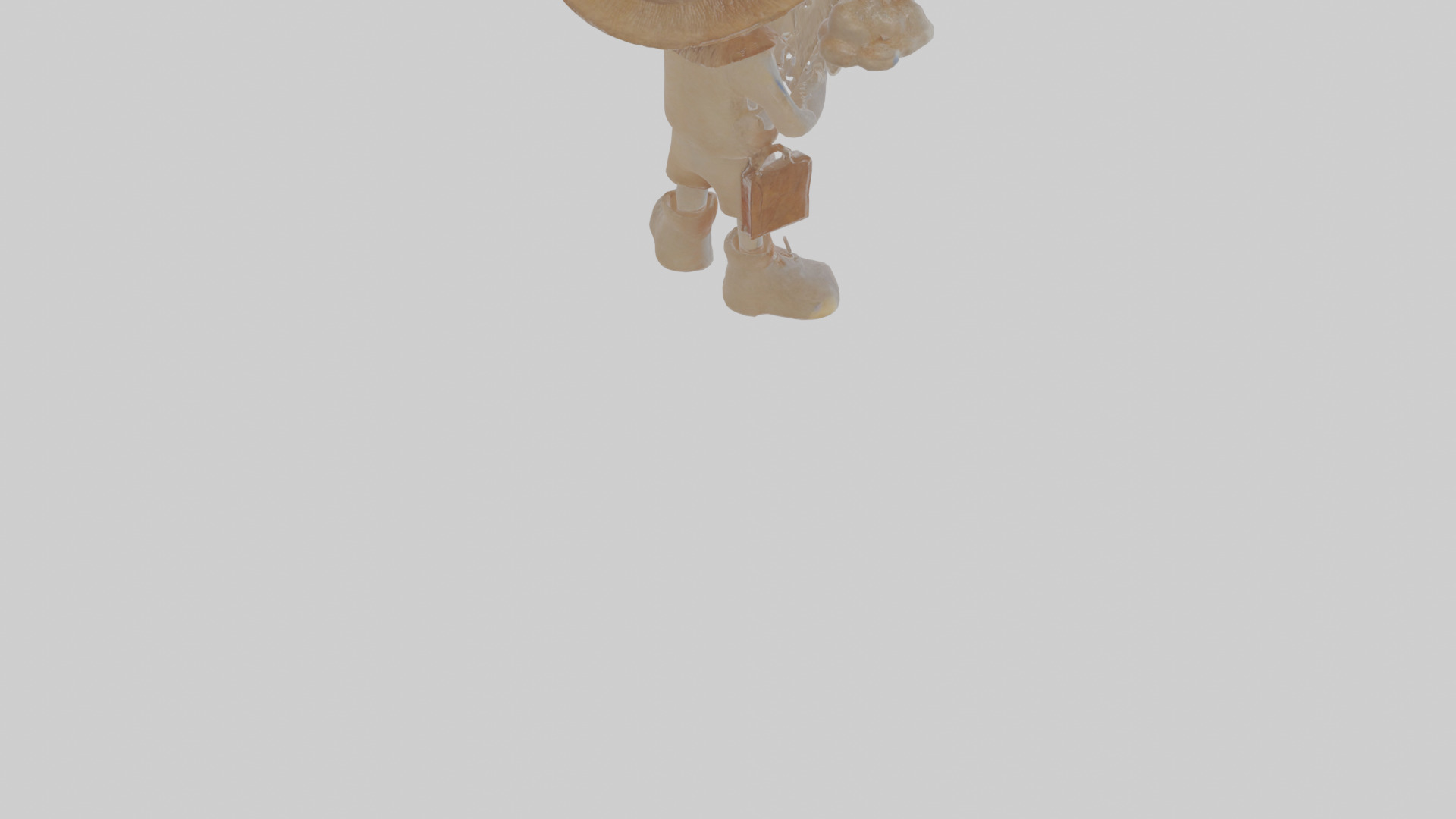 Cartoon Cecil the Chronicler of Cryptids Model Low-poly 3D model_8