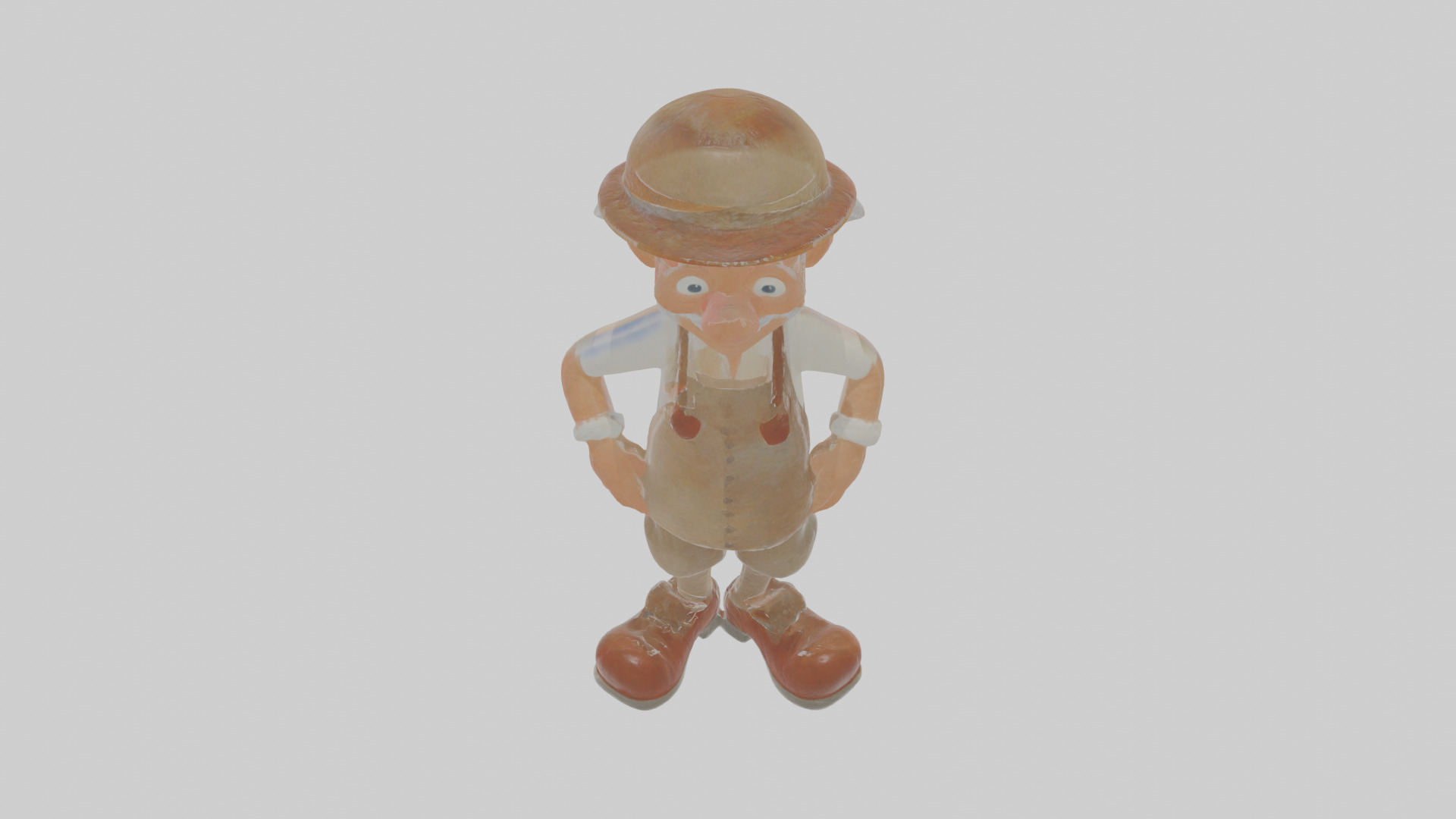Cartoon Cecil the Cobbler Model Low-poly 3D model_25