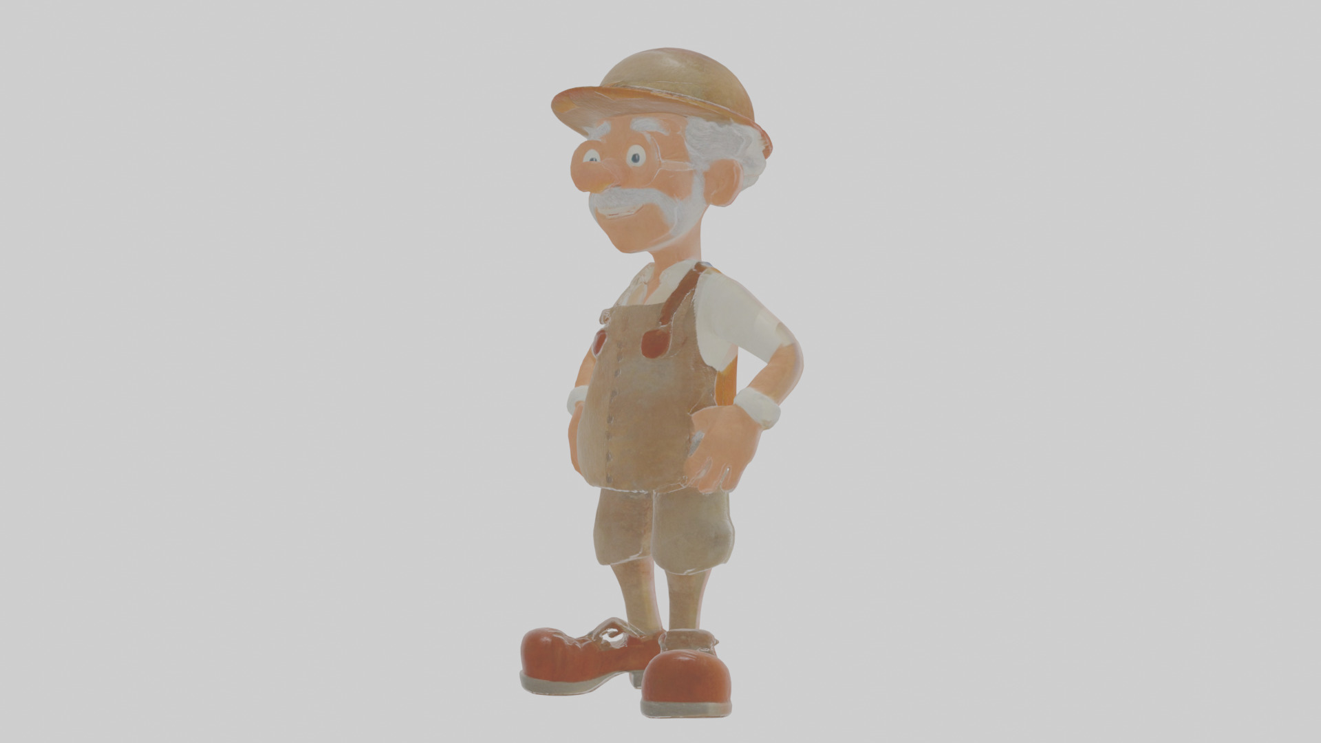 Cartoon Cecil the Cobbler Model Low-poly 3D model_14
